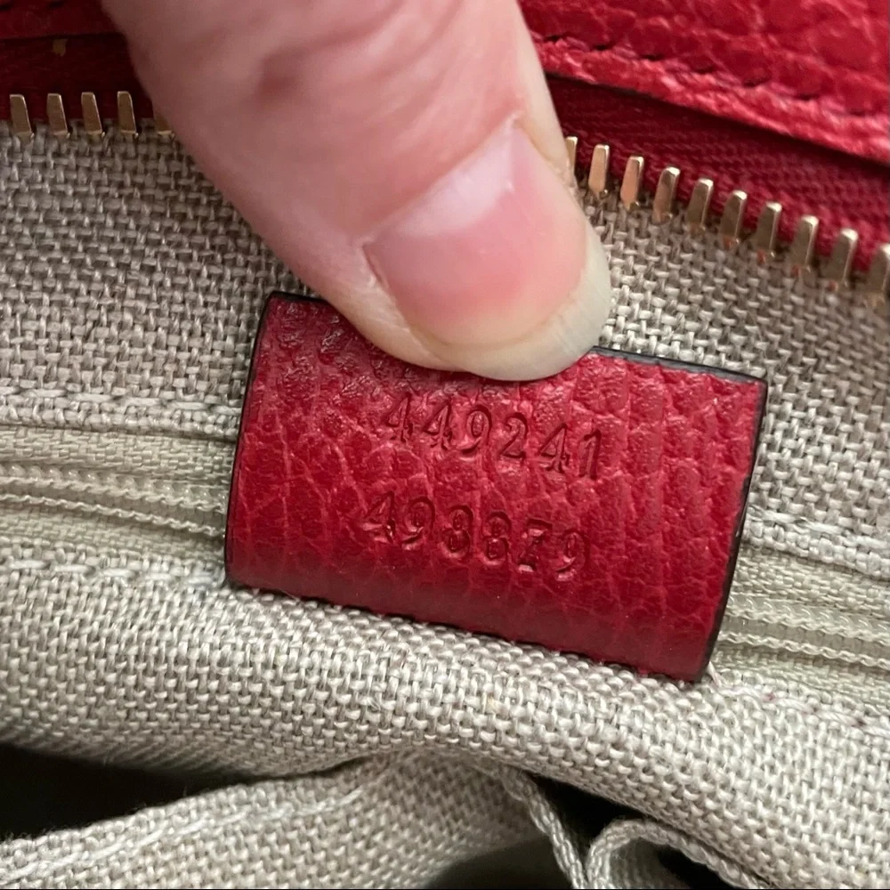 ✨SOLD✨Gucci Small Red GG Bree Tote Crossbody Bag - Picture 11 of 13
